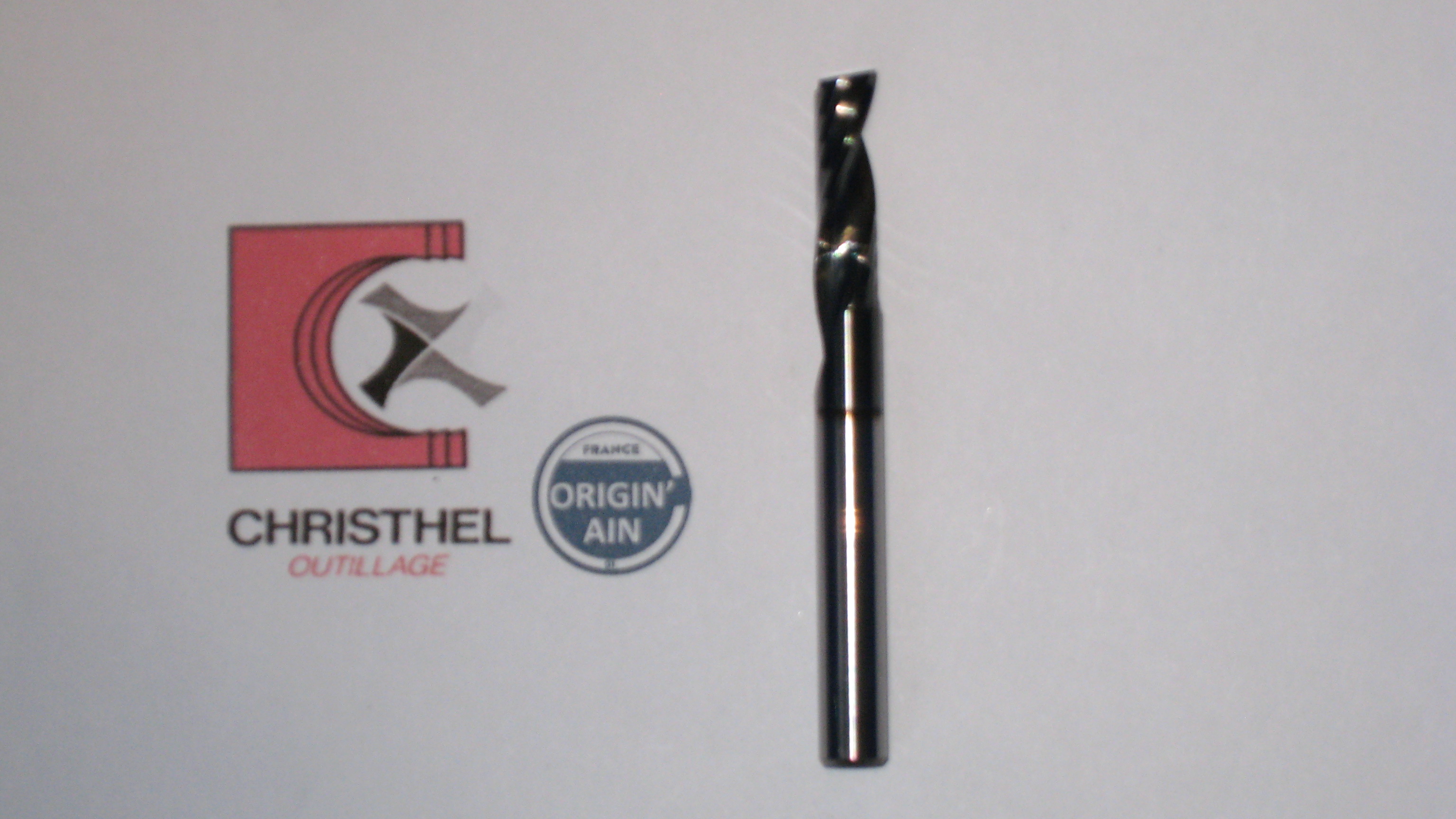 FRAISE UNE DENT CARBURE Ø3HD LU10 LT45 Q Ø 4 ALU+REVETEMENT TRIBOCUT 0108D31045Q4A+REV